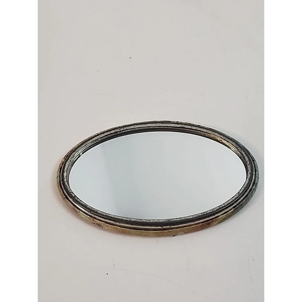 Vintage 1970s Big Eye Girl Pocket/Purse Mirror, Kitsch Flower Child, Retro Boho